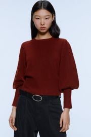 BALLOON SLEEVE SWEATER at Zara